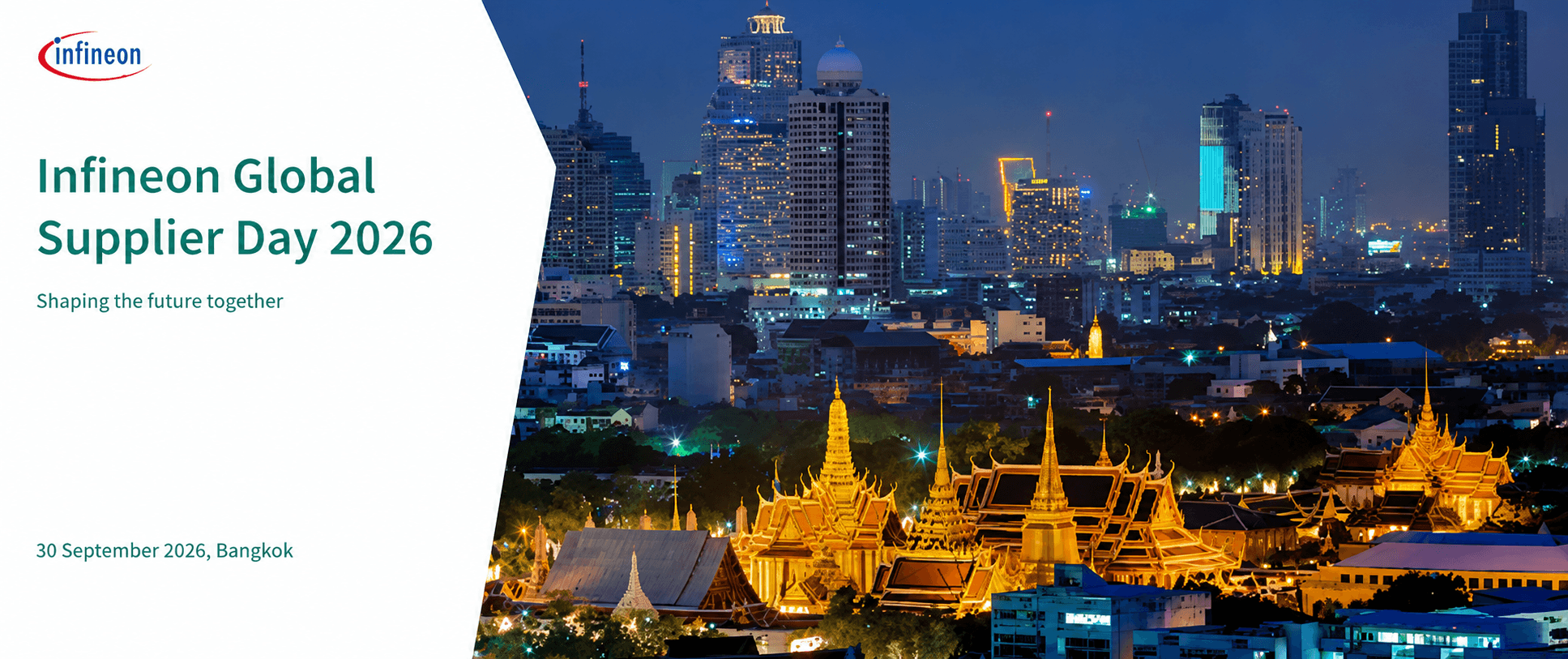 Infineon Global Supplier Day 2026 — 30 September 2026, Bangkok